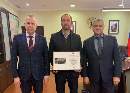 
Члену Общественного совета при УВД по ЦАО ГУ МВД России по г. Москве вручена Благодарность начальника Управления ГИБДД ГУ МВД…
