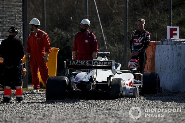 Haas нашла новую причину аварии Магнуссена